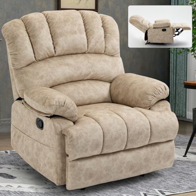 Large Size Recliner Chair In Fabric For Living  Room