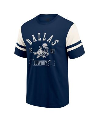 Men's Navy Dallas Cowboys Throwback T-Shirt