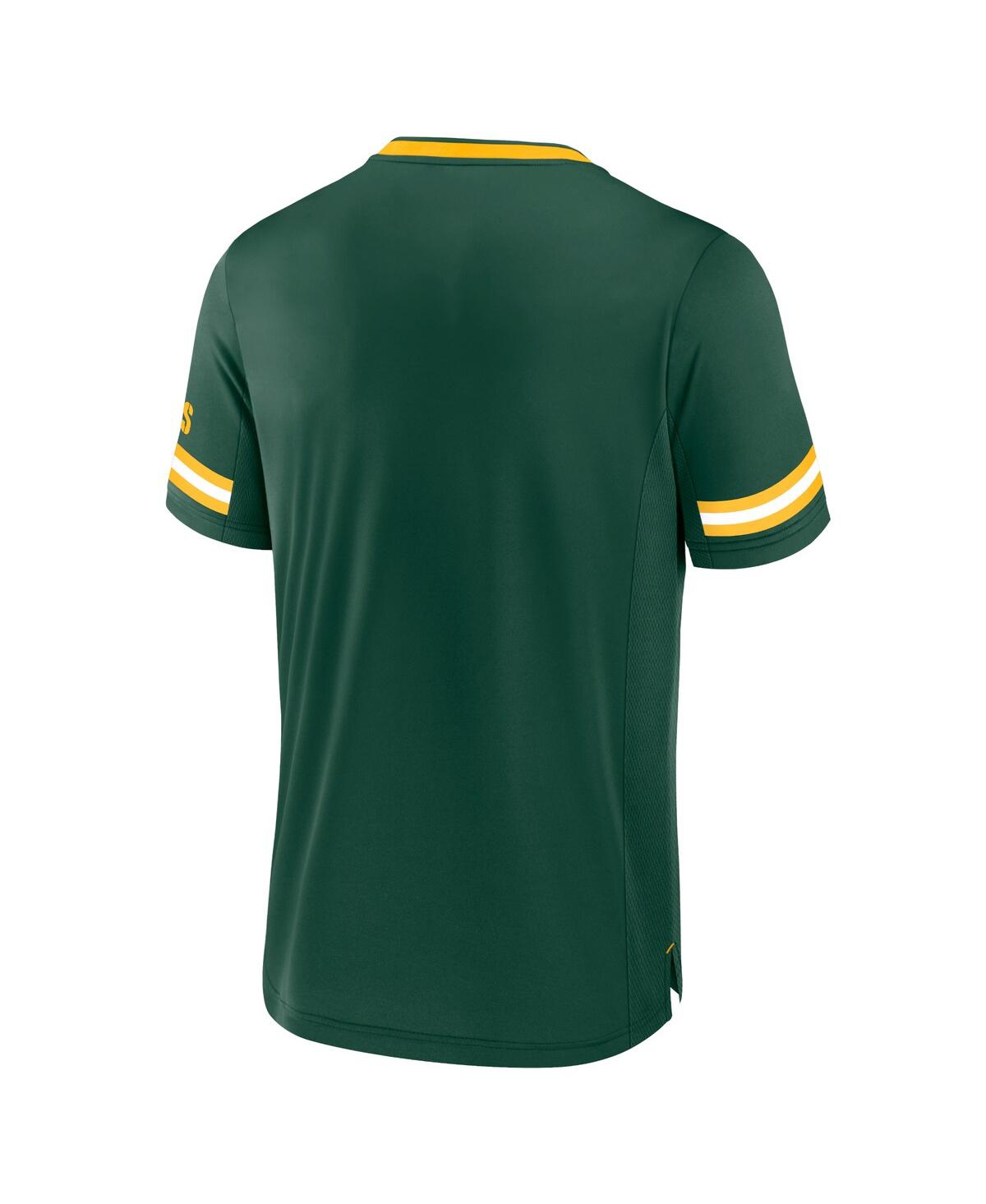 Fanatics Men'sGreen Bay Packers Stripe Stacking T-shirt - Green, Gold