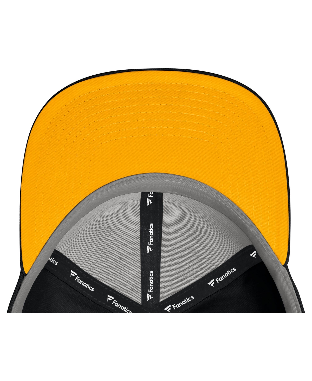 Fanatics Men'sGold Pittsburgh Penguins Authentic Pro Hometown Rink Foam Trucker Snapback Hat - Black, Gold