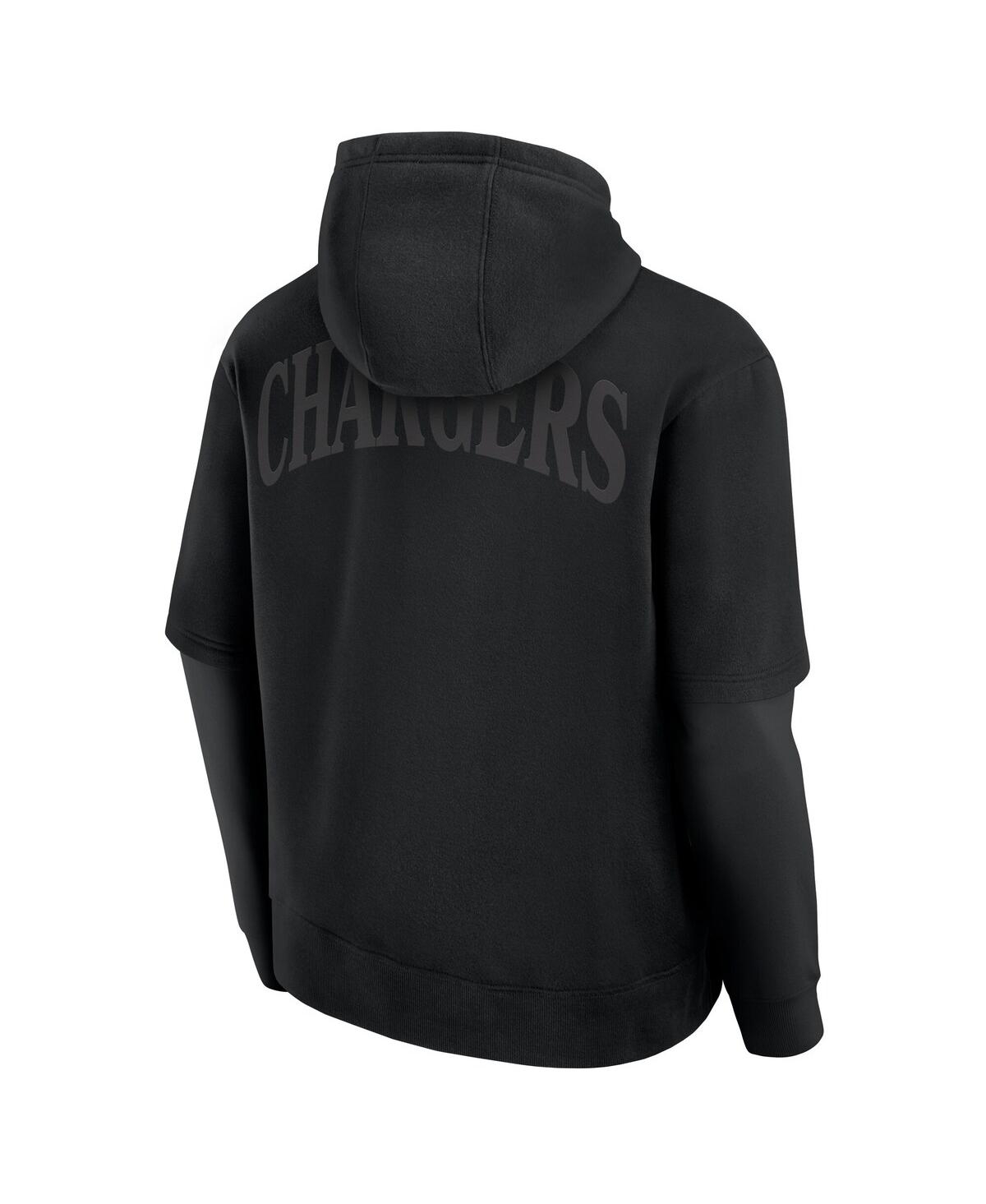 Fanatics Men's and Women'sLos Angeles Chargers Elements Pullover Hoodie - Black