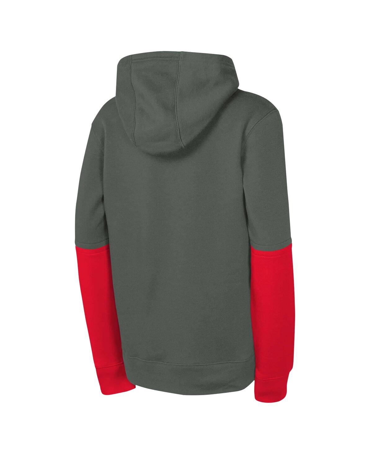 Nike Big Boys and GirlsKansas City Chiefs Team Issue Club Pullover Hoodie - Anthracite