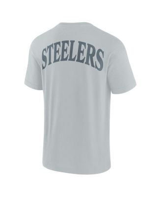 Men's and Women's Gray Pittsburgh Steelers Elements Iconic Tri-blend T-shirt