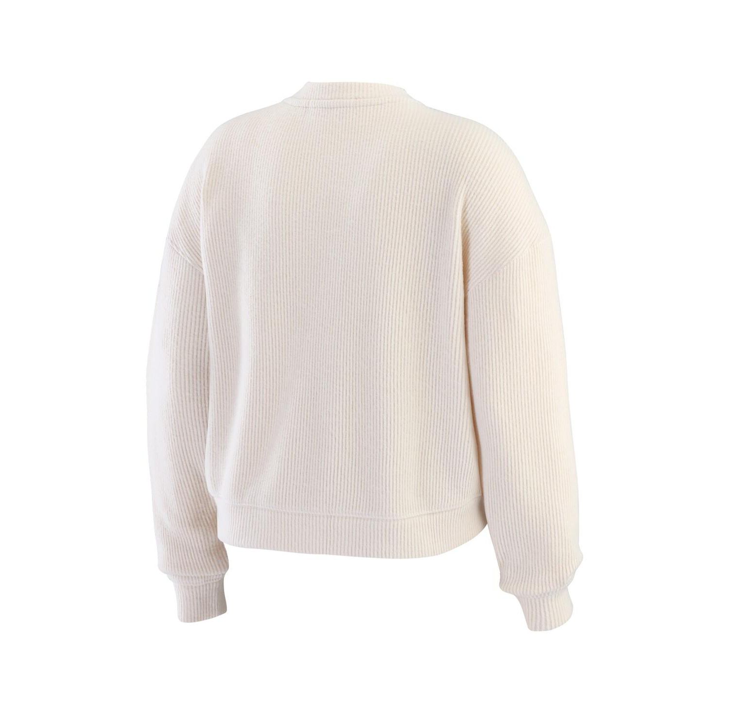 Women's Cream Cleveland Browns Knitted Tri-blend Long Sleeve T-shirt Pants Lounge Set