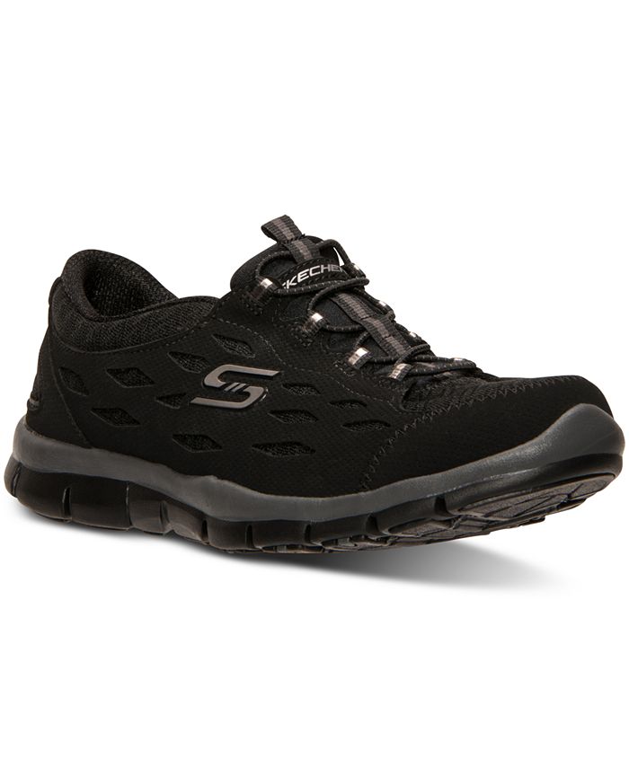 Skechers Women's Gratis - Full Circle Bungee Casual Sneakers from Finish Line & Reviews - Women's - Shoes - Macy's