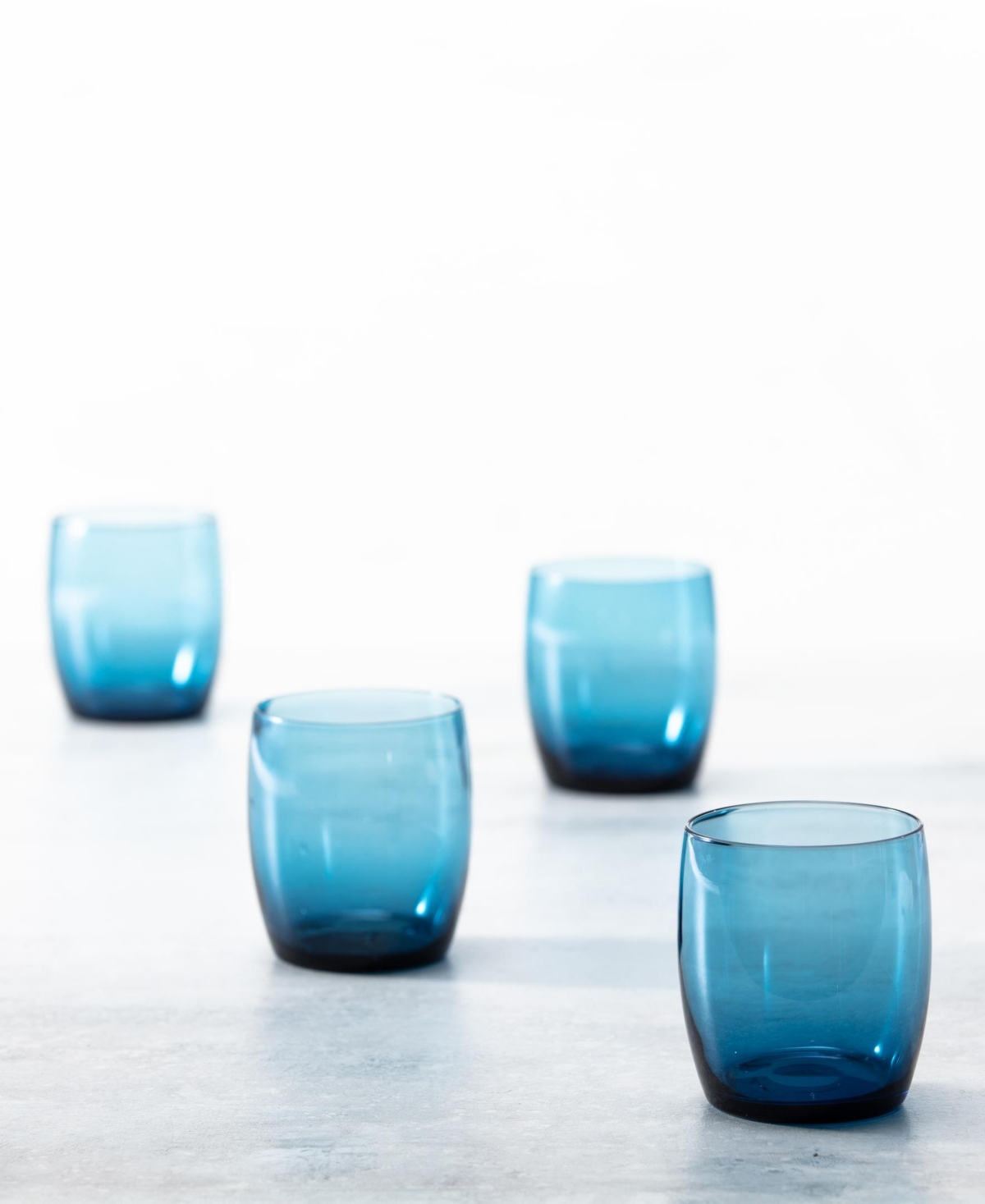 Fortessa Gala Short Beverage Glasses, Set Of 4 In Cornflower