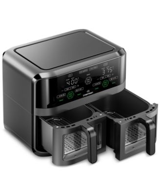 6-Qt. Digital Dual-Cooking Double-Basket Air Fryer 