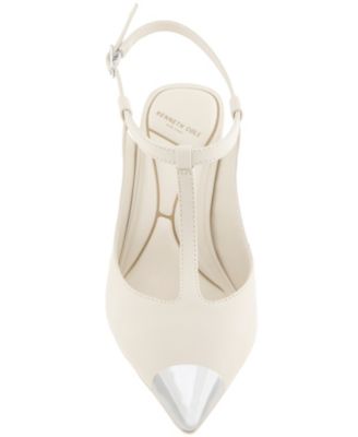 Women's Romi Cap Toe T-Strap Pumps