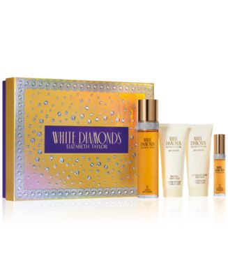 Vintage Elizabeth Taylor White Diamonds Collection Mini top Parfum Gift Set