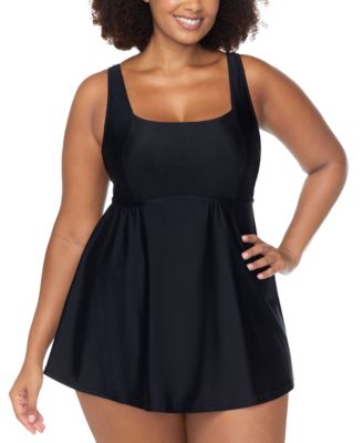 Trendy Plus Size Straya Underwire Swimdress