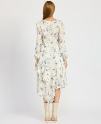 En Saison Petra Tie-Neck Blouse - Petra Asymmetrical Skirt