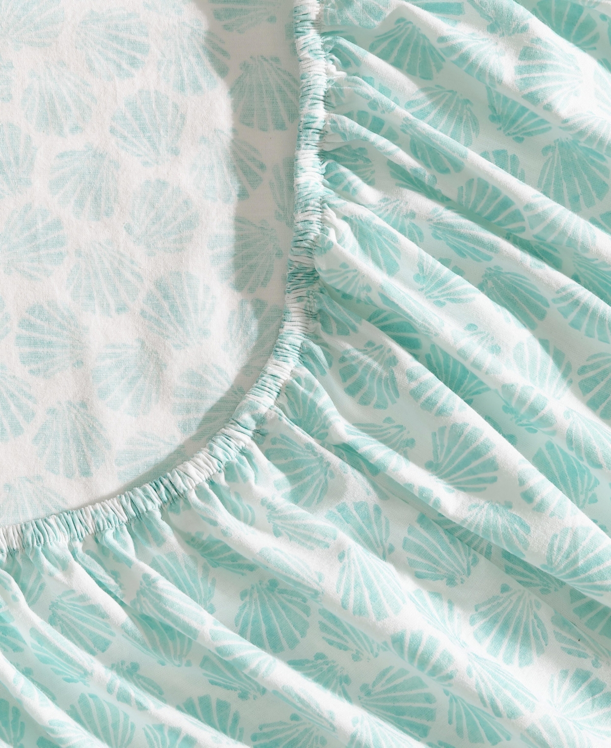 Laura Ashley 200-thread Cotton 4 -pc. Sheet Set, King In Margate Shells
