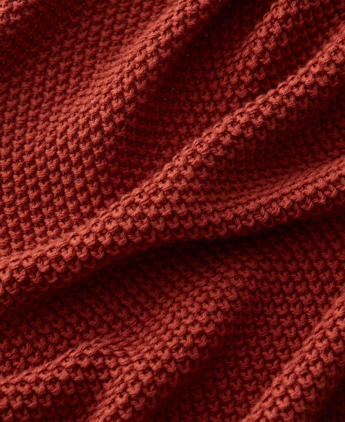 Vcny Home Charlie Chunky Sweater Knit Solid Cotton Throw, 50