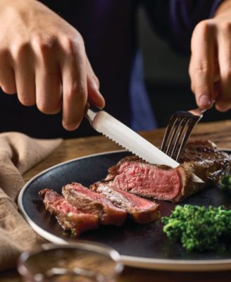 X 4-Piece Stainless Steel 5" Steak Knife Set