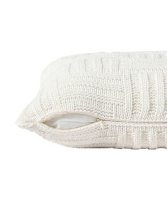 Chain Basket Knit Decorative Pillow, 20" x 20"