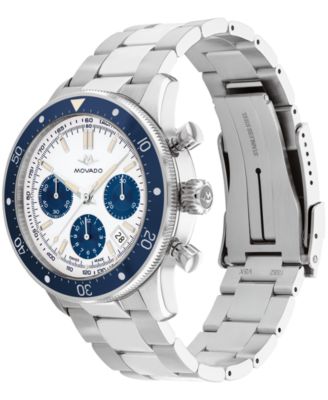 Men's Super Sub Sea Alta Swiss Automatic-Chronograph Dura Steel 904L Watch, 43mm