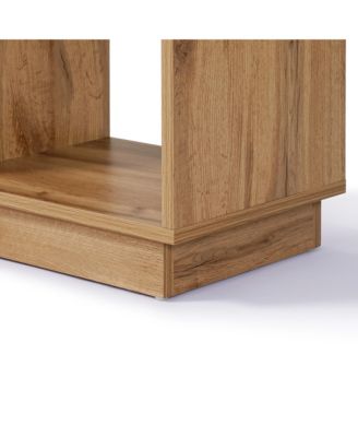 8-Shelf and 2-Cabinet Tall Bookcase with Doors