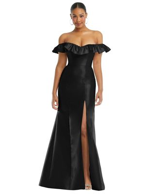 Women's Black Fit & Flare Bridesmaid Dresses | Macy's