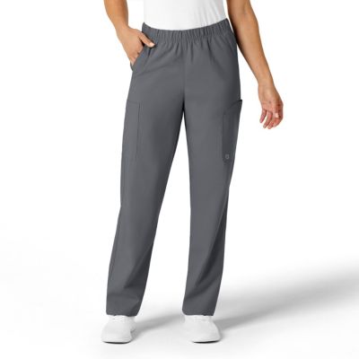 Plus Size W123 Unisex Multi-Cargo Scrub Pant