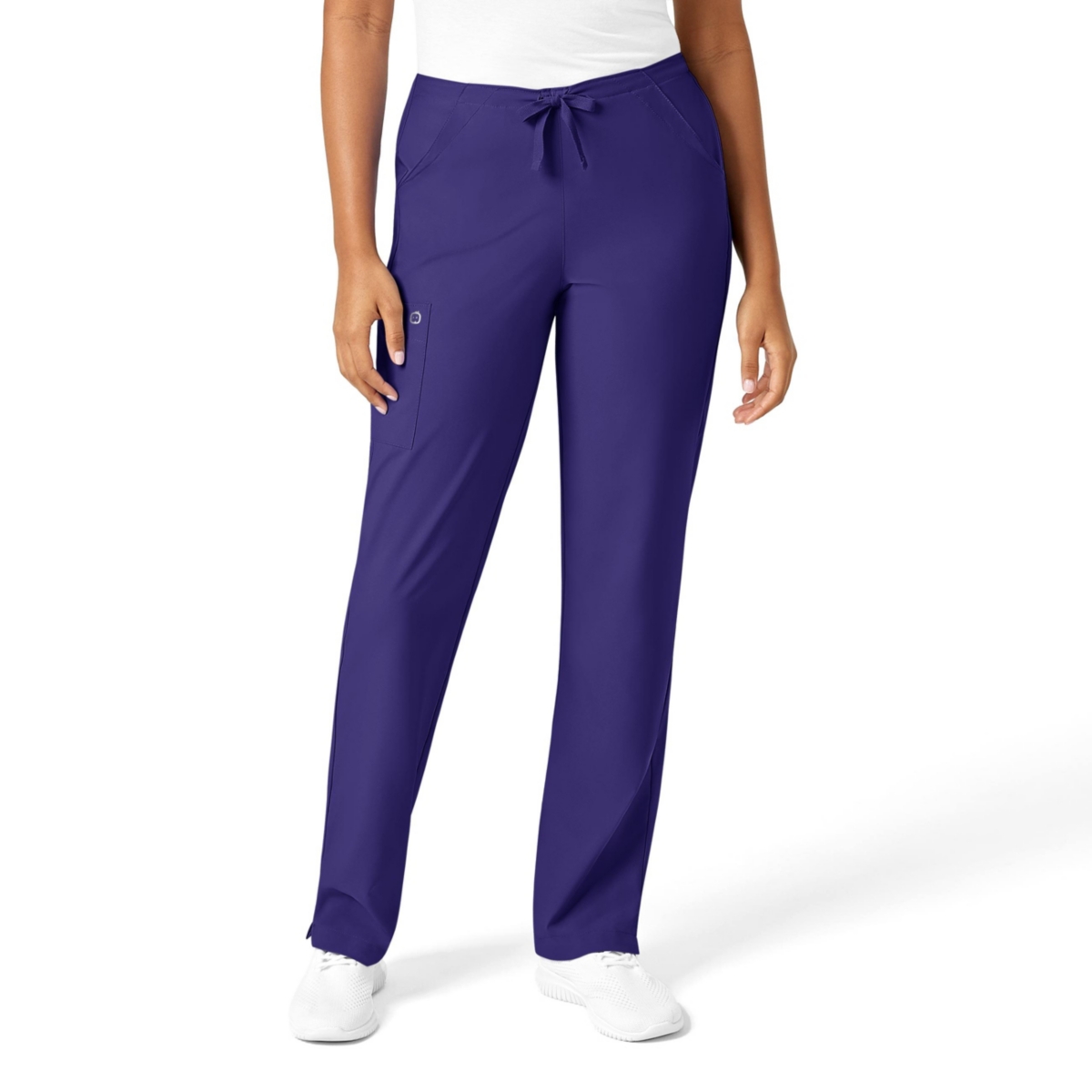 Plus Size W123 Drawstring Scrub Pant - Galaxy blue