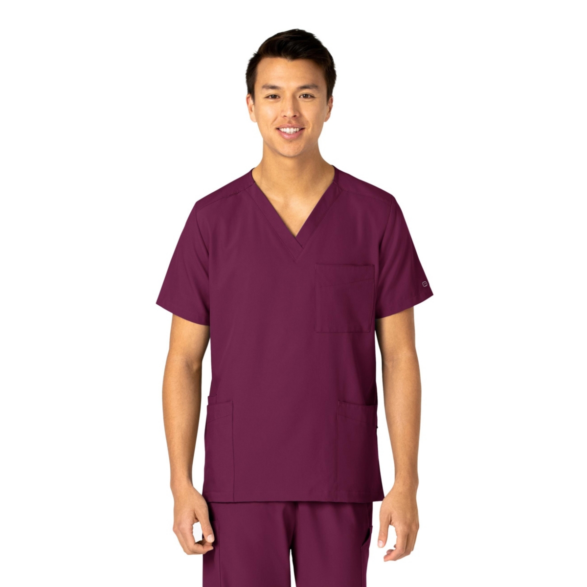 Wink Women's W123 Unisex 4 Pocket Utility Scrub Top