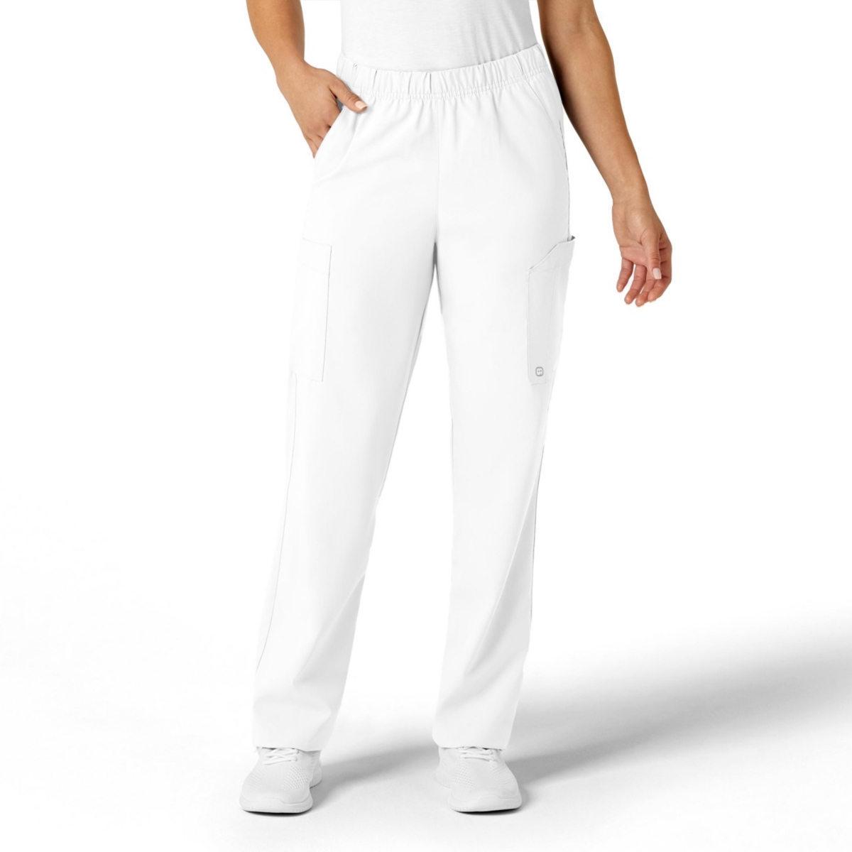 Women's W123 Unisex Multi-Cargo Scrub Pant - Grey