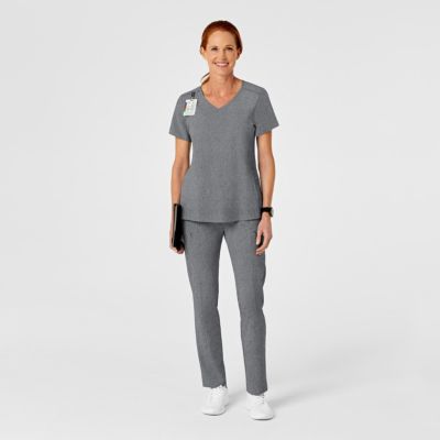 RENEW Women's High Waist Slim Leg Scrub Pant