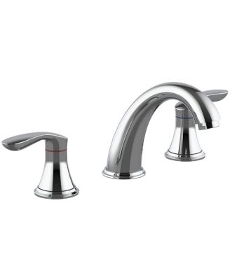 Bathroom Sink Faucet,Widespread Chrome Bathroom Faucet 3 Hole