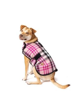 XXL Pink Plaid Coat