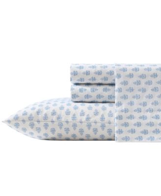 200-Thread Count Cotton Percale 3 -Pc. Sheet Set, Twin