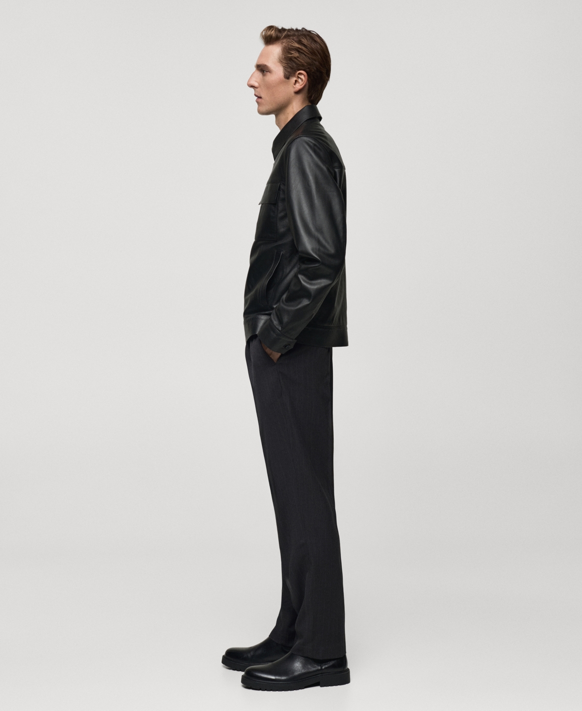 Mango Men's Pleated Pants
