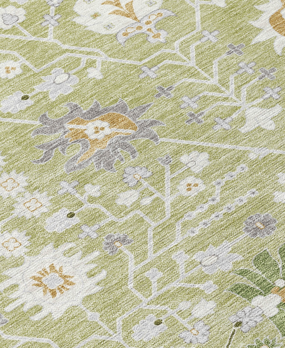 Addison Chantille Machine Washable Acn1009 9'x12' Area Rug In Grass