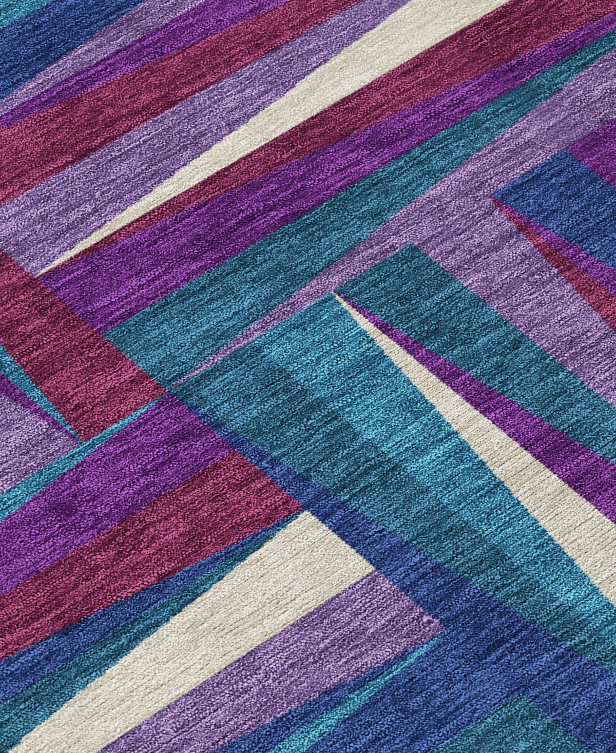 Addison Chantille Machine Washable Acn1012 5'x7'6" Area Rug In Purple