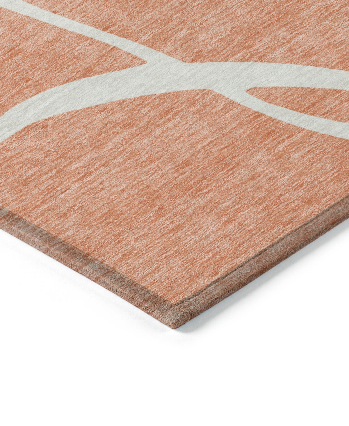 Addison Chantille Machine Washable Acn999 3'x5' Area Rug In Salmon
