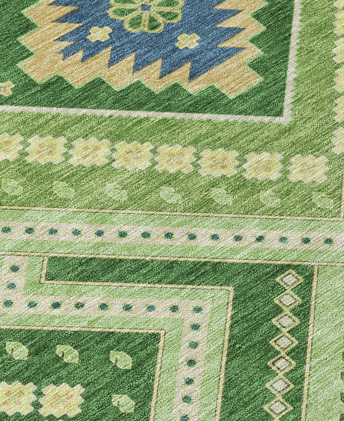 Addison Chantille Machine Washable Acn1010 5'x7'6" Area Rug In Green