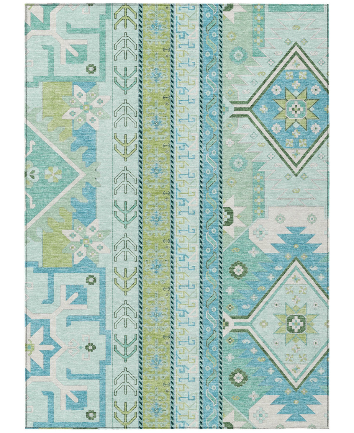 Addison Chantille Machine Washable Acn1015 10'x14' Area Rug In Mint