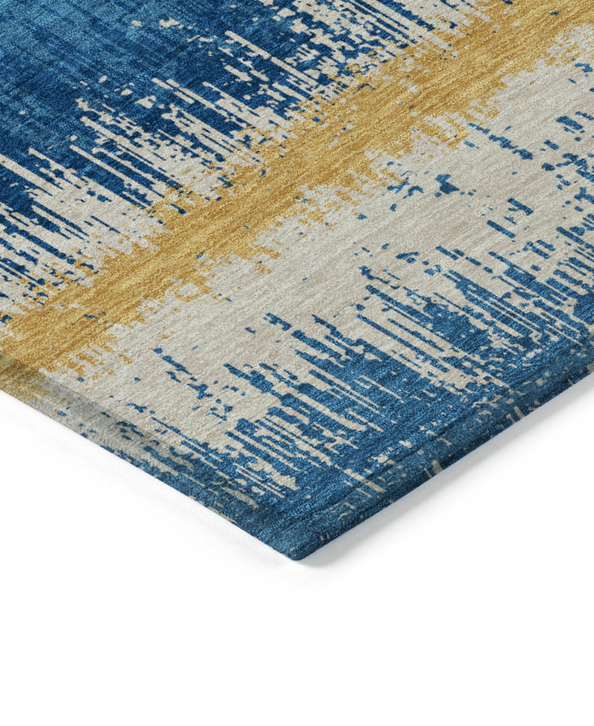 Addison Chantille Machine Washable Acn1013 10'x14' Area Rug In Navy