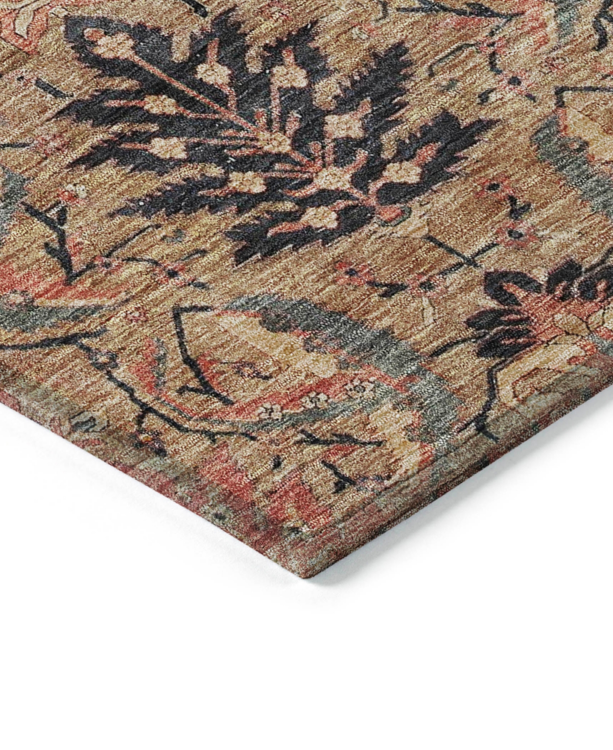Addison Chantille Machine Washable Acn1082 9'x12' Area Rug In Khaki