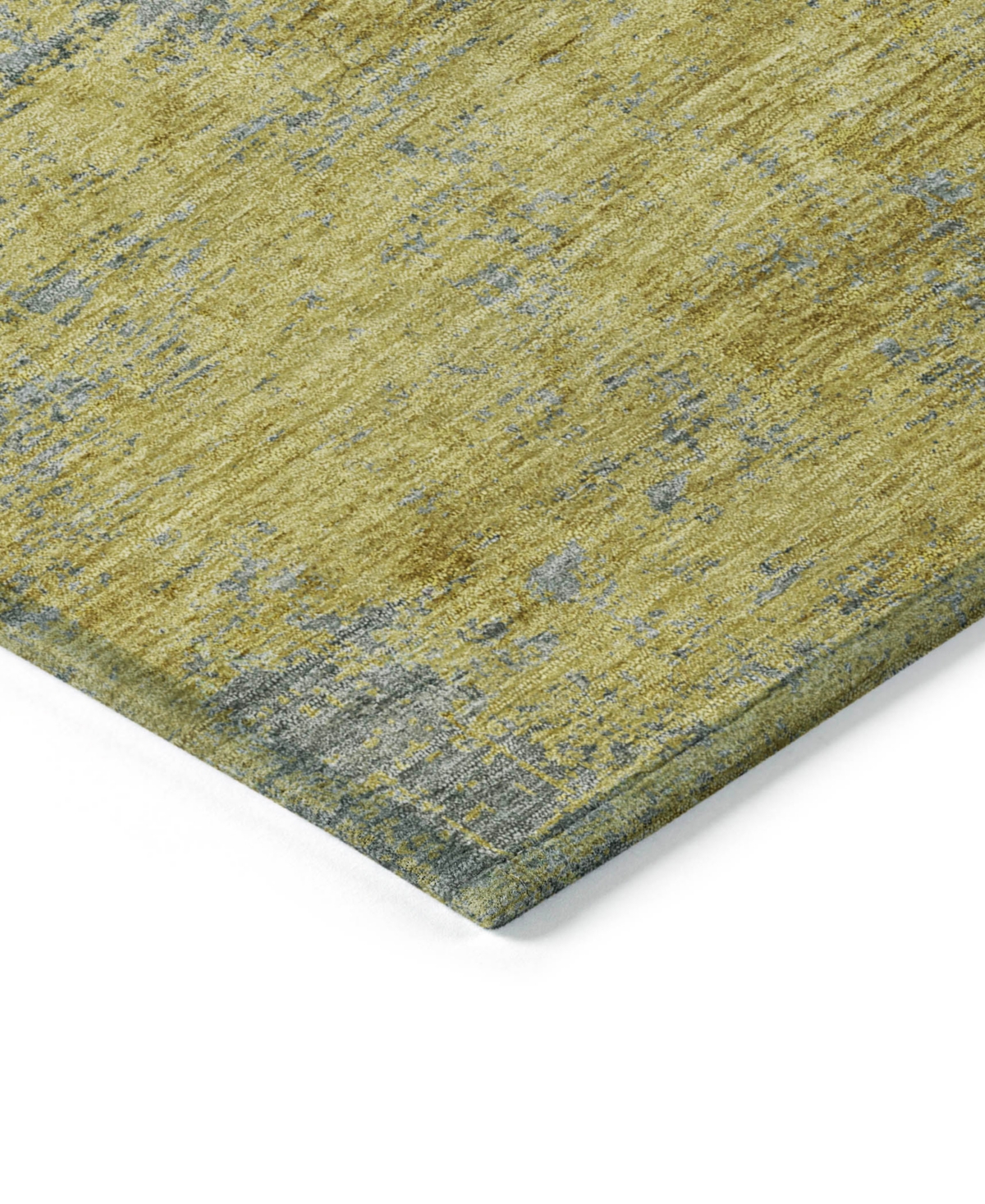 Addison Chantille Machine Washable Acn1093 8'x10' Area Rug In Gold