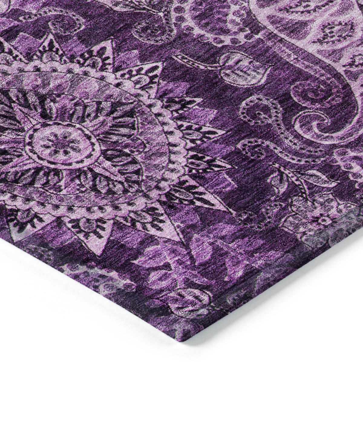 Addison Chantille Machine Washable Acn1078 5'x7'6" Area Rug In Purple