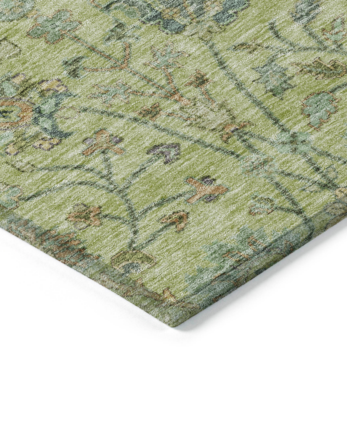 Addison Chantille Machine Washable Acn1087 5'x7'6" Area Rug In Mint