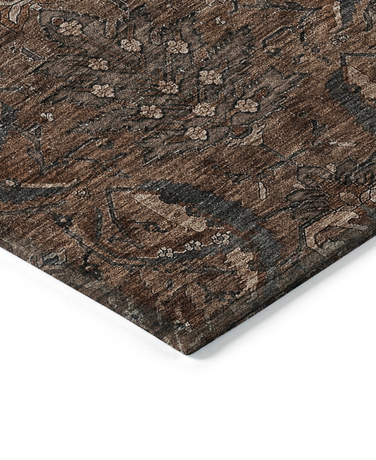 Addison Chantille Machine Washable Acn1082 2'3"x7'6" Runner Area Rug In Cocoa