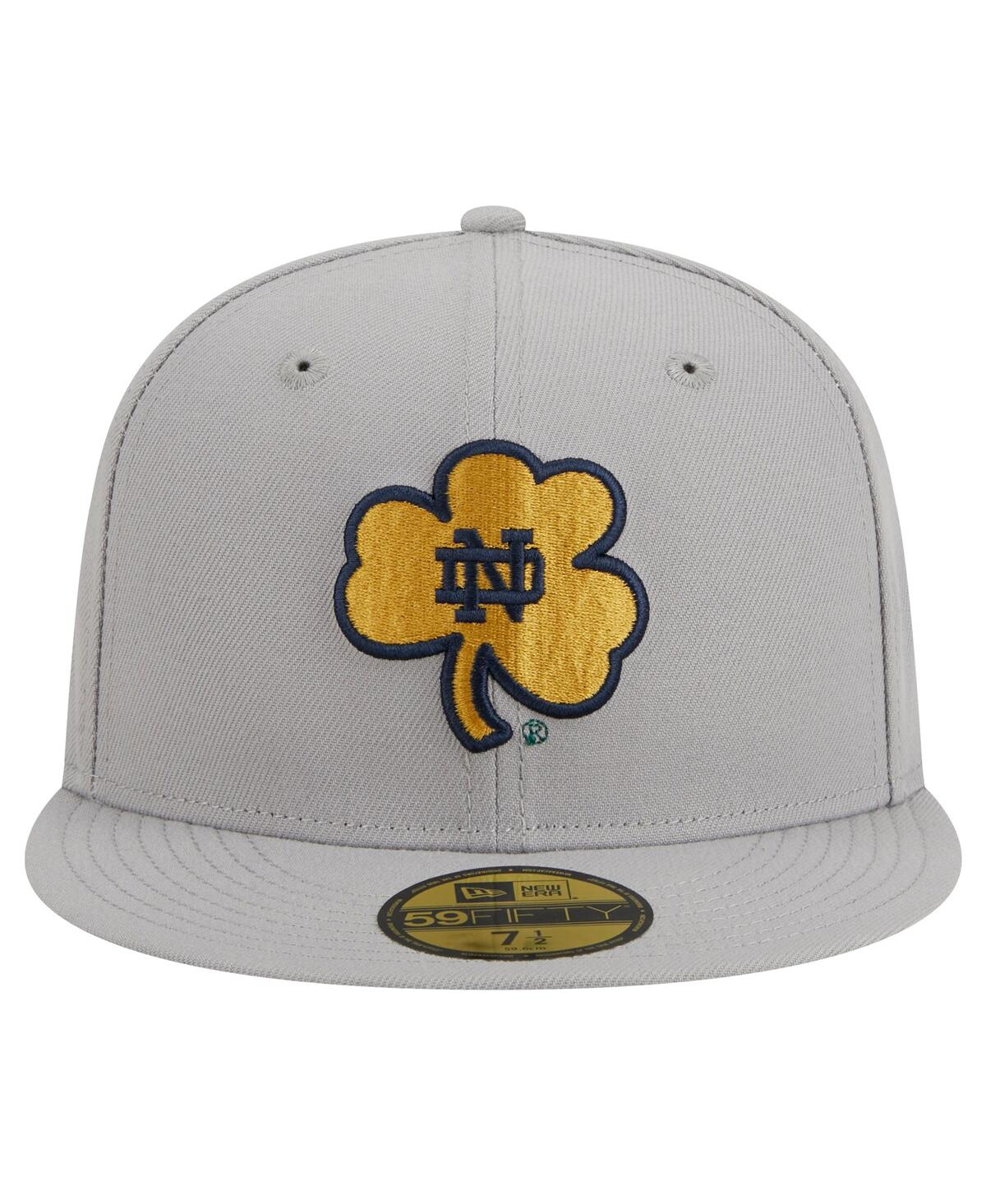 New Era Men'sNotre Dame Fighting Irish 59FIFTY Fitted Hat - Gray