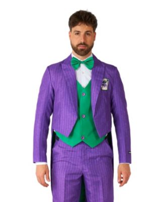 Suitmeister Мужской официальный костюм джокера DC Comics Suitmeister - Костюмы для костюмированной вечеринки на Хэллоуин