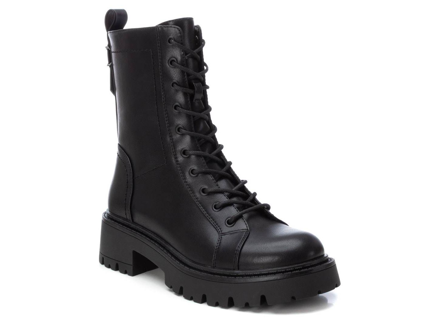 Женские ботинки XTI Combat Booties, цвет: Чёрный — фото 1