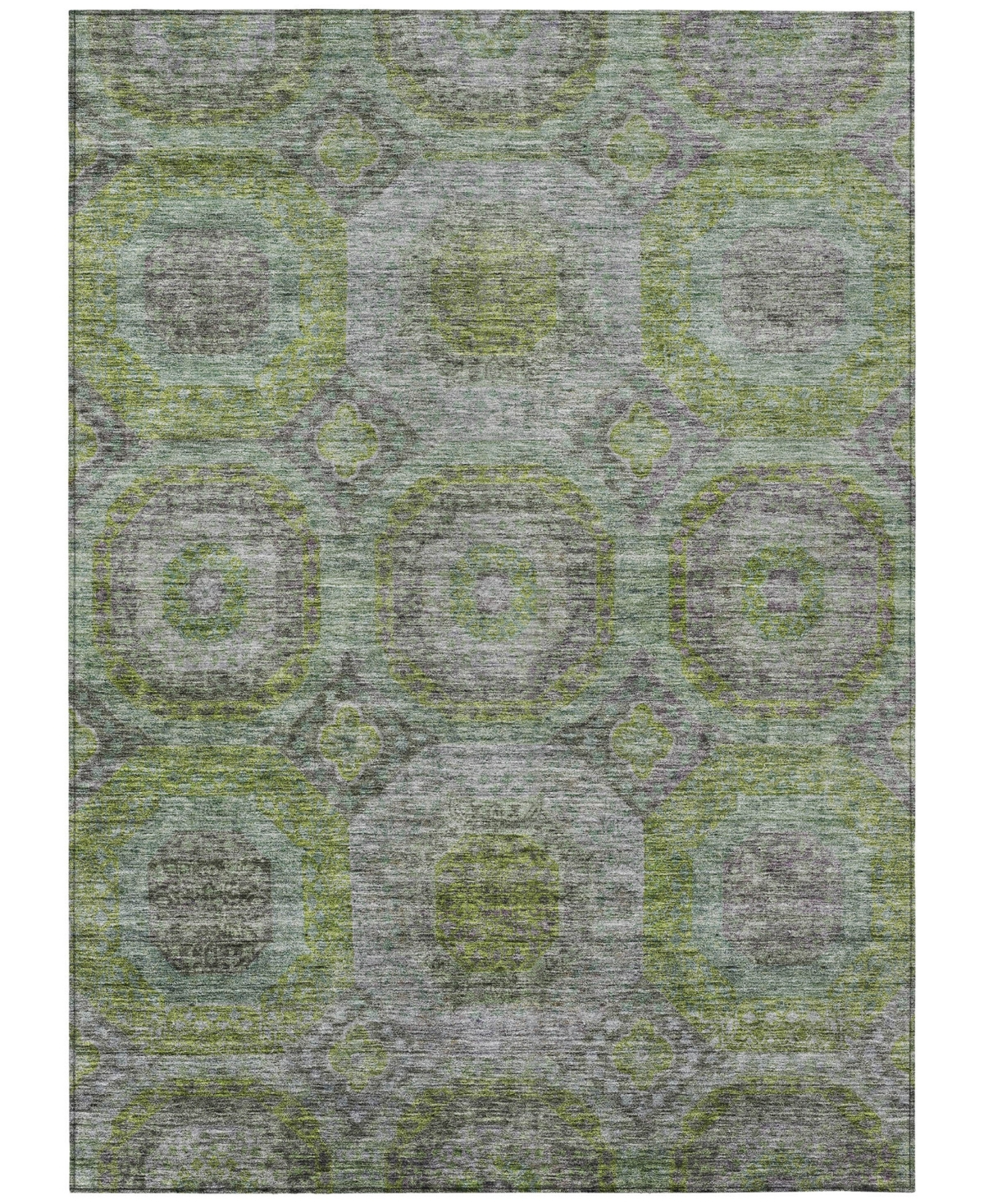 Addison Chantille Machine Washable Acn1221 8'x10' Area Rug In Olive
