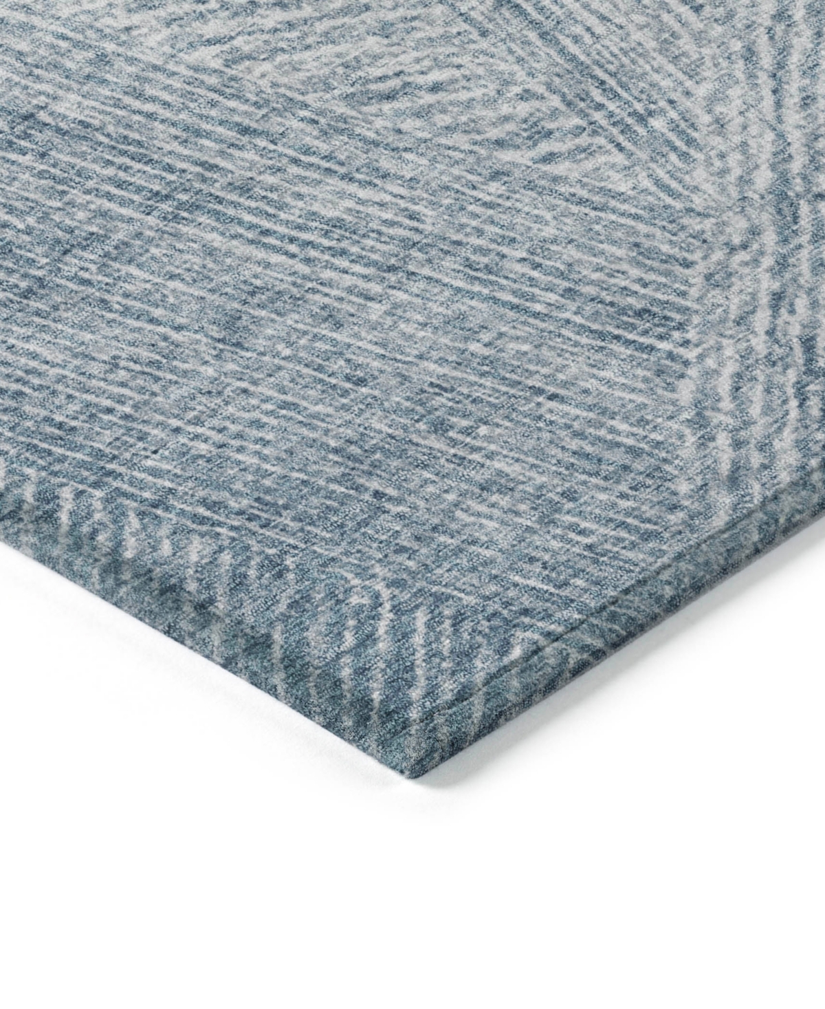 Shop Addison Chantille Machine Washable Acn991 9'x12' Area Rug In Denim