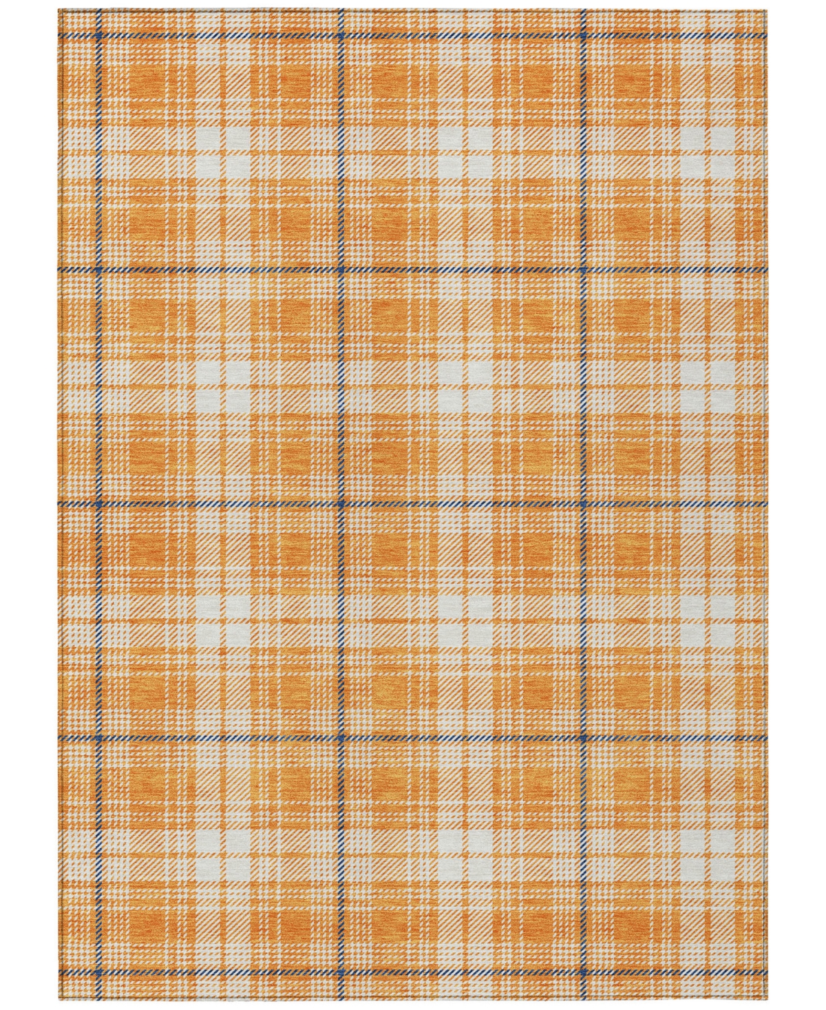 Addison Chantille Machine Washable Acn993 8'x10' Area Rug In Orange