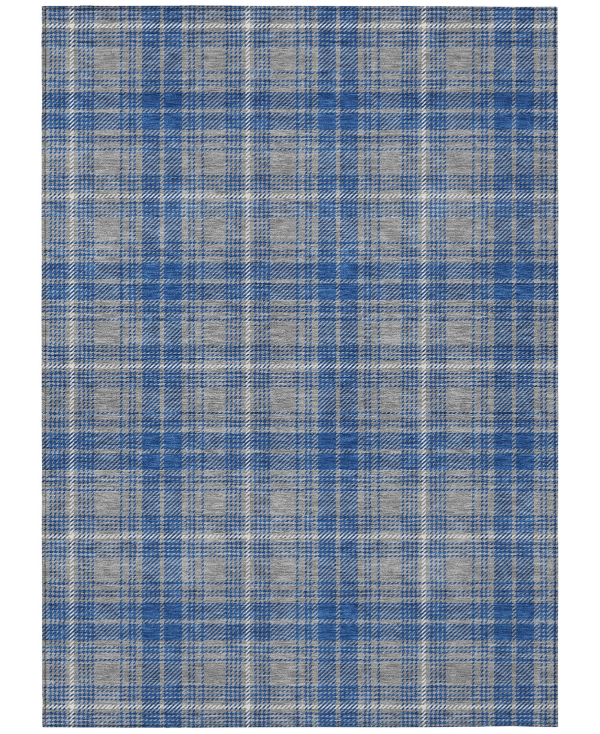 Addison Chantille Machine Washable Acn993 8'x10' Area Rug In Gray