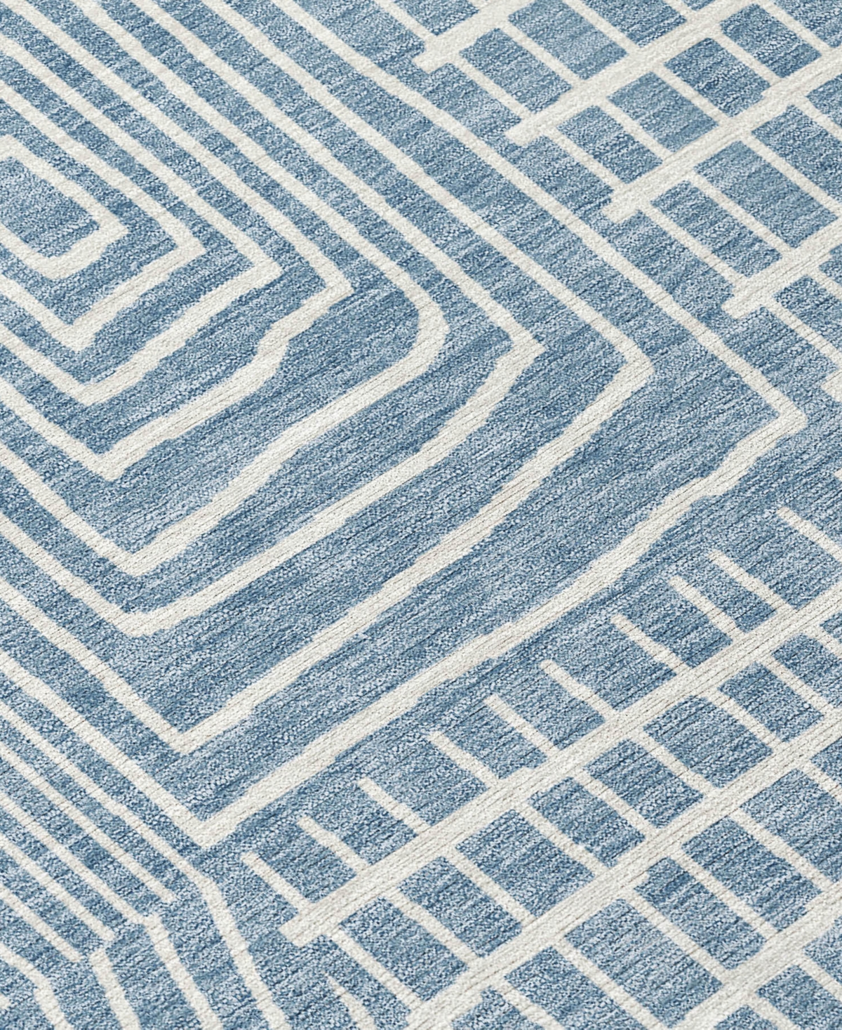 Addison Chantille Machine Washable Acn990 8'x10' Area Rug In Denim